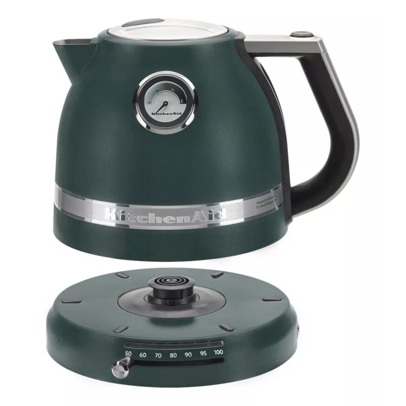 KitchenAid Artisan 5KEK1522EPP hervidor eléctrico, 1,5 L, 2400 W, Pebbled Palm (Petrol)
