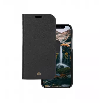 Funda tipo folio dbramante1928 New York para iPhone 11/XR – Night negro, 15,5 cm (6,1
