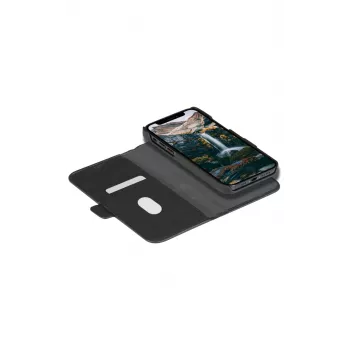Funda tipo folio dbramante1928 New York para iPhone 11/XR – Night negro, 15,5 cm (6,1