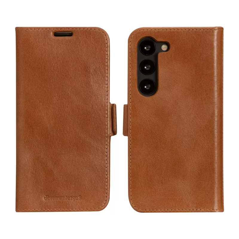 Funda tipo folio para móvil dbramante1928 Lynge para Samsung Galaxy S23, piel, marrón, pantalla 6,1