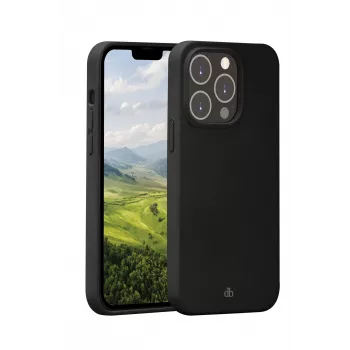 dbramante1928 Costa Rica funda trasera para iPhone 14 Pro, silicona, Night Black