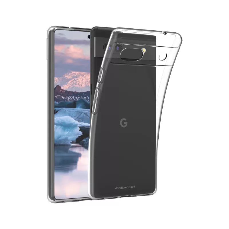 Funda dbramante1928 Greenland para Google Pixel 6a, plástico reciclado, transparente, para pantallas de 15,5 cm (6,1