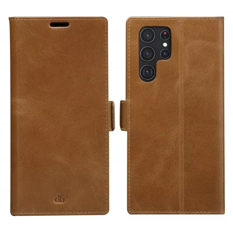 Funda tipo folio dbramante1928 Copenhagen fina para Samsung Galaxy S22 Ultra, pantalla 6,8