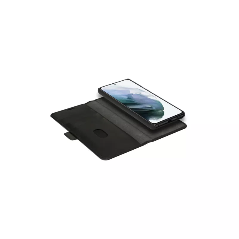 Funda cartera dbramante1928 Lynge para Samsung Galaxy S21+ (6,7 inch, negra) con 3 compartimentos para tarjetas