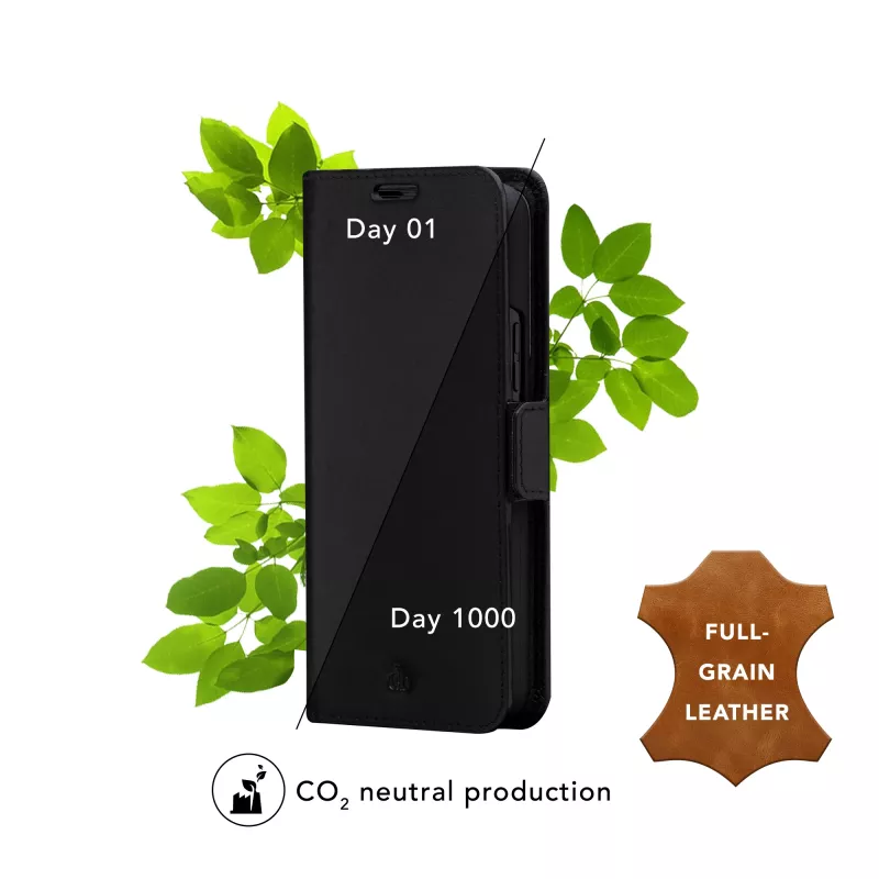 Funda cartera dbramante1928 Lynge para Samsung Galaxy S21+ (6,7 inch, negra) con 3 compartimentos para tarjetas
