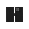 Funda tipo folio dbramante1928 iPhone 14 Pro Max negra 3 compartimentos para tarjetas