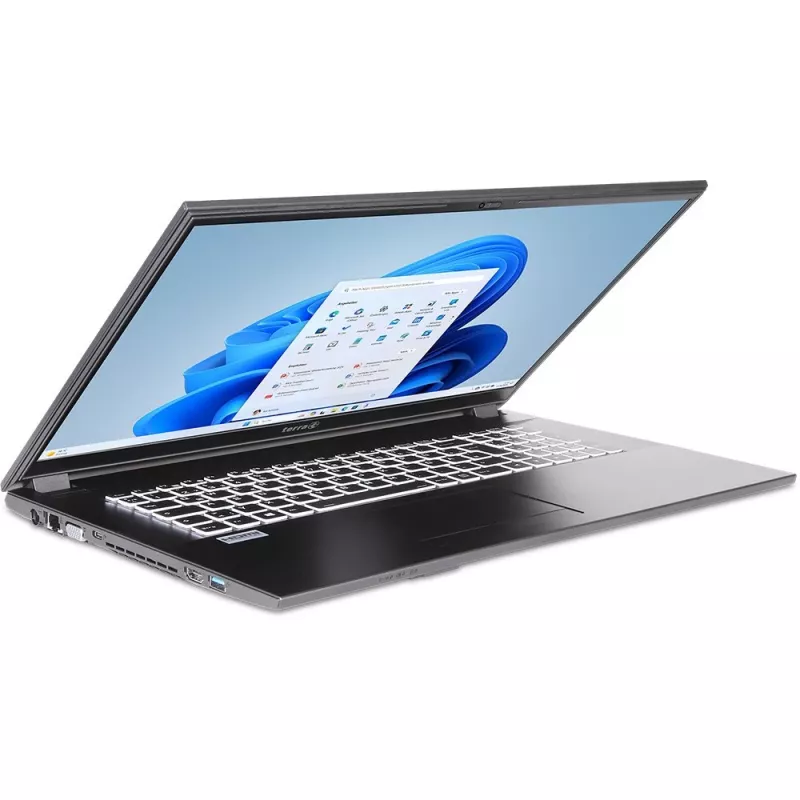 TERRA MOBILE 1716R Intel® Core™ i3 i3-1315U Portátil 43,9 cm (17,3 pulgadas) Full HD 8 GB DDR4-SDRAM 500 GB SSD Wi-Fi 6 (802.11ax) Windows 11 Home Alemán Gris