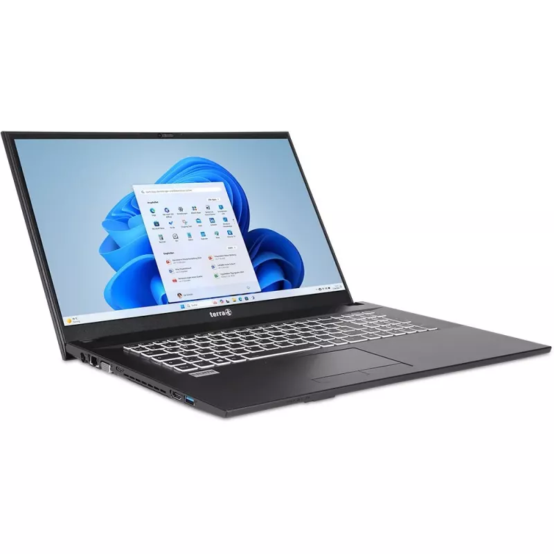 TERRA MOBILE 1716R Intel® Core™ i3 i3-1315U Portátil 43,9 cm (17,3 pulgadas) Full HD 8 GB DDR4-SDRAM 500 GB SSD Wi-Fi 6 (802.11ax) Windows 11 Home Alemán Gris