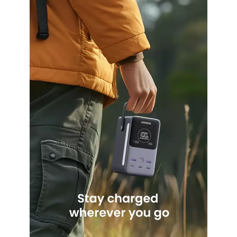 Ugreen Nexode Batería externa 48000 mAh Litio Gris
