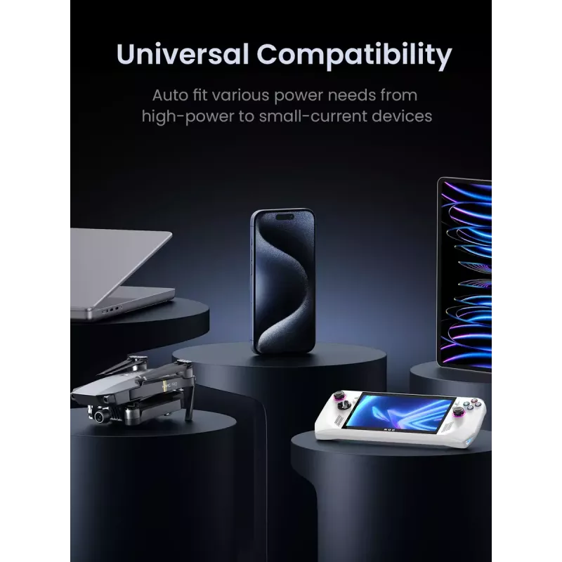 Ugreen Nexode Batería externa 48000 mAh Litio Gris