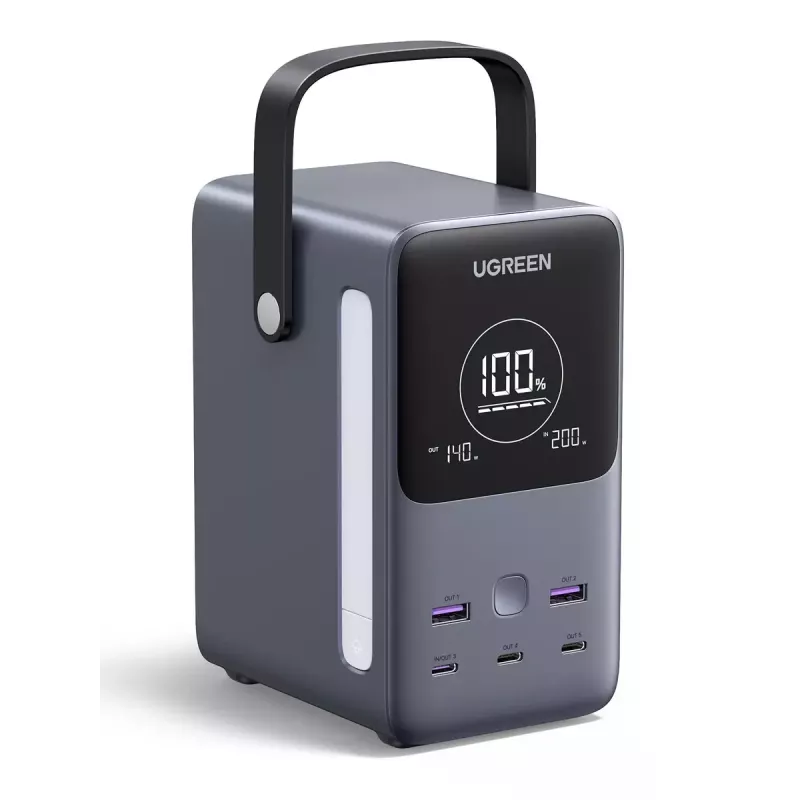 Ugreen Nexode Batería externa 48000 mAh Litio Gris