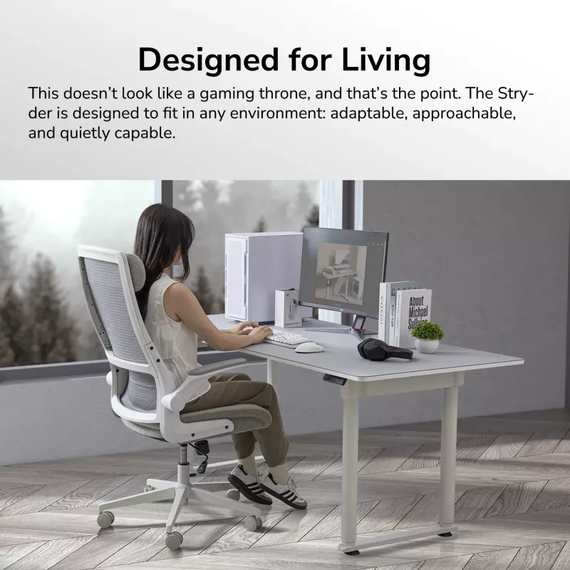 Silla gaming/oficina COUGAR Stryder, tela, negro