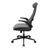 Silla de oficina/gaming Cougar Stryder — asiento y respaldo de tela, gris, superficie 710 × 675 mm, altura mín. 115 cm