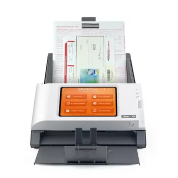 Plustek eScan A350 Enterprise ADF + escáner con alimentación manual 600 x 600 DPI A4 Negro, Blanco