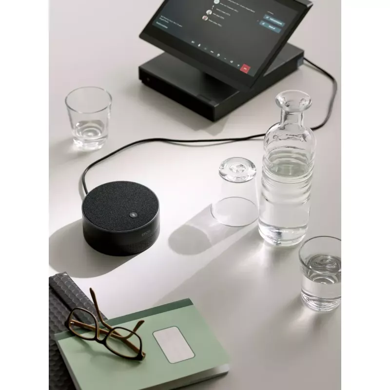 Sistema de audioconferencia en grupo EPOS EXPAND Capture 5 — micrófono omnidireccional, 20–8000 Hz, aluminio/plástico, negro, 123×315,6×53 mm