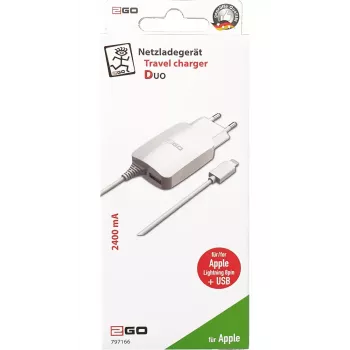 Cargador móvil 2GO 797166 Universal Blanco AC Interior 5V 1,4m