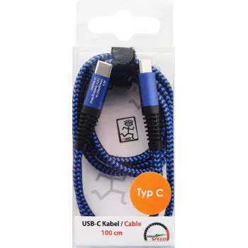 Cable USB 2GO 797194 USB 3.2 Gen 1 1 m USB C Azul