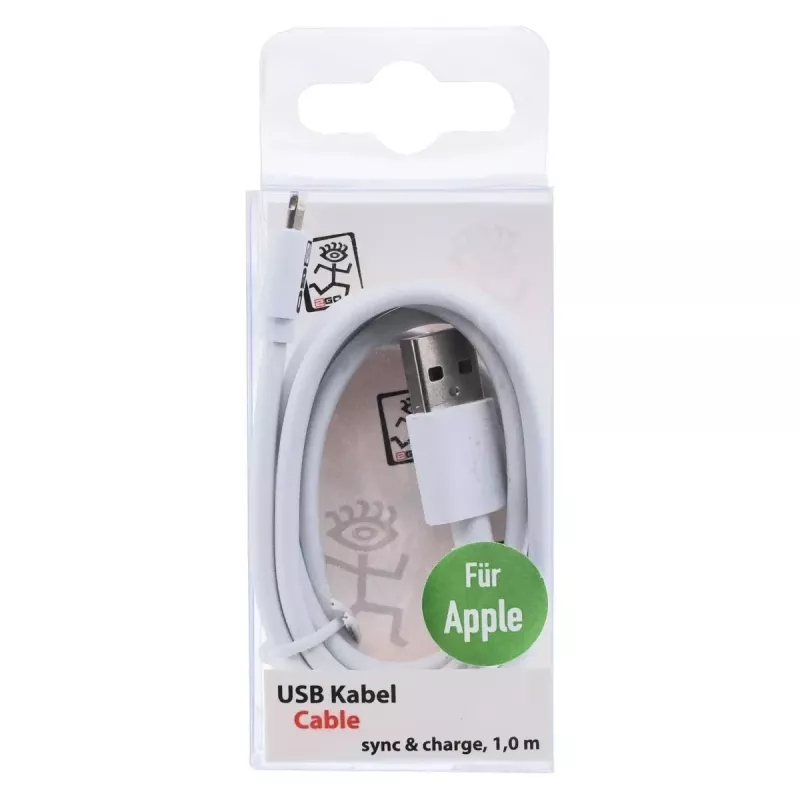 Cable Lightning 2GO 795781 1 m Blanco