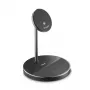 Hama 00201738 cargador para dispositivos móviles auriculares, smartphone negro USB carga inalámbrica función de carga rápida interior