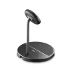 Hama 00201738 cargador para dispositivos móviles auriculares, smartphone negro USB carga inalámbrica función de carga rápida interior