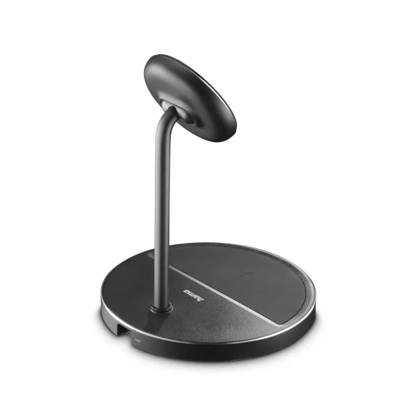 Hama 00201738 cargador para dispositivos móviles auriculares, smartphone negro USB carga inalámbrica función de carga rápida interior