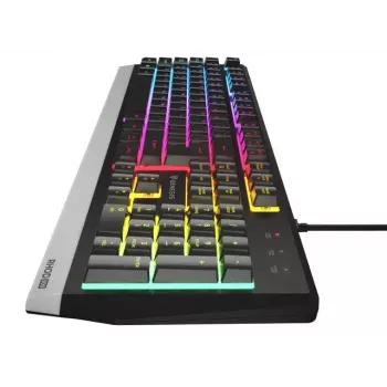 Teclado gaming GENESIS NKG-1817 USB QWERTY tamaño completo con cable