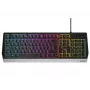Teclado gaming GENESIS NKG-1817 USB QWERTY tamaño completo con cable