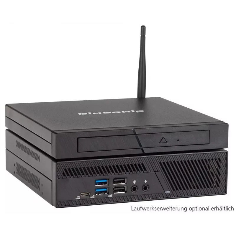 bluechip BUSINESSline S3137 *EDU* Intel® Core™ i3 procesador 14100 / hasta 4.70 GHz, Windows 11 Pro, Intel® B760, 8 GB DDR5, 500 GB SSD NVMe, Intel® Wi-Fi 6E AX211, Bluetooth 5.3, Gigabit Ethernet, gráficos Intel® UHD