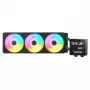 Refrigeración líquida todo en uno para CPU Cougar Poseidon Vistek Pro 360, ARGB, ventiladores de 120 mm, negro, compatibilidad multisocket
