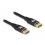 Cable DisplayPort DeLOCK 8K 60 Hz 2 m negro metal