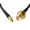 Cable coaxial DeLOCK 88580 0,2 m SMA MMCX negro