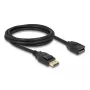 Cable de extensión DisplayPort 1.2 DeLOCK 4K 60 Hz 2 m