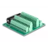 DeLOCK D-Sub HD conector macho de 44 pines a borne de carril para carril DIN 84x86x30mm