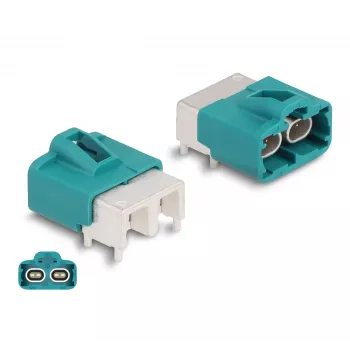 DeLOCK HDMTD conector macho doble en ángulo para PCB