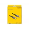 Cable DisplayPort DeLOCK 8K 60 Hz 2 m lila metal