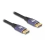 Cable DisplayPort DeLOCK 8K 60 Hz 2 m lila metal