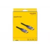 Cable DisplayPort DeLOCK 8K 60 Hz 3 m lila metal