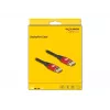 Cable DisplayPort DeLOCK 8K 60 Hz 5 m rojo metal