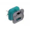 Conector macho cuádruple HDMTD DeLOCK para PCB, clase de protección IP67 IP69K