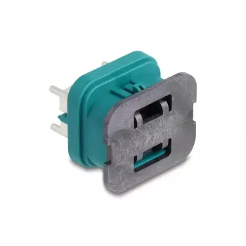 Conector macho cuádruple HDMTD DeLOCK para PCB, clase de protección IP67 IP69K