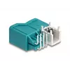 Conector macho individual Powerpin HDMTD DeLOCK en ángulo para PCB conector hembra 90°