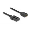 Cable HDMI Automotive DeLOCK conector hembra HDMI-A a conector macho HDMI-E 3 m 4K 60 Hz