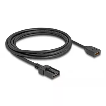 Cable HDMI Automotive DeLOCK conector hembra HDMI-A a conector macho HDMI-E 3 m 4K 60 Hz
