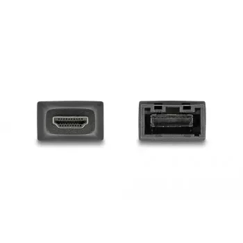 Adaptador HDMI Automotive DeLOCK conector hembra HDMI-E a conector macho HDMI-A 4K 60 Hz