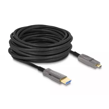 Cable HDMI óptico activo DeLOCK 8K 60 Hz 15 m conector macho a conector macho