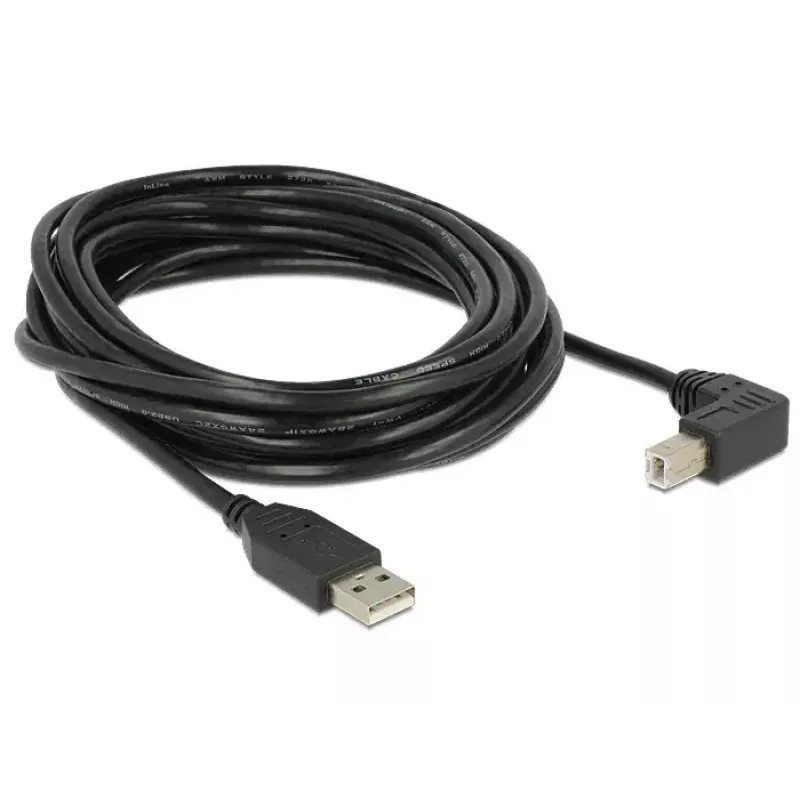 Cable USB DeLOCK 5 m USB 2.0-A - USB 2.0-B