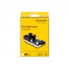 DeLOCK Hub USB 2.0 con pines 2 puertos negro azul