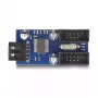 DeLOCK Hub USB 2.0 con pines 2 puertos negro azul