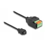 Cable DeLOCK USB 2.0 conector hembra Mini-B a adaptador de regleta de bornes 15 cm