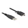 Cable USB 2.0 DeLOCK 80478 1 m conector macho Type-A a conector macho Mini-B negro